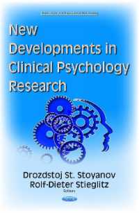 New Developments in Clinical Psychology Research -- Hardback