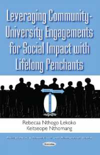 Leveraging Community-university Engagements for Social Impact with Lifelong Penchants -- Paperback / softback