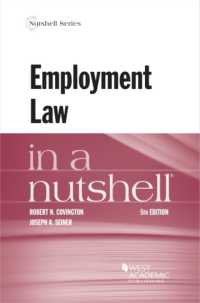 労働法（第５版）<br>Employment Law in a Nutshell (Nutshell Series) （5TH）