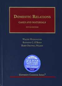 Domestic Relations, Cases and Materials (University Casebook Series) （9TH）