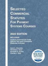 Selected Commercial Statutes for Payment Systems Courses, 2022 Edition (Selected Statutes)