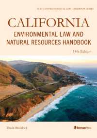 California Environmental Law and Natural Resources Handbook (State Environmental Law Handbooks) （14TH）