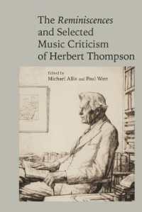 The Reminiscences and Selected Criticism of Herbert Thompson (Clemson University Press w/ Lup)