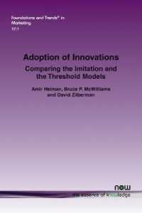 Adoption of Innovations : Comparing the Imitation and the Threshold Models (Foundations and Trends® in Marketing)