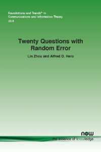 Twenty Questions with Random Error (Foundations and Trends® in Engineering)