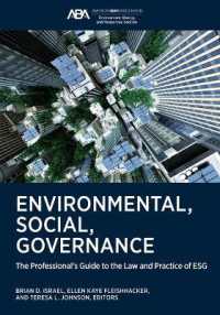 Environmental, Social, Governance : The Professional's Guide to the Law and Practice of ESG