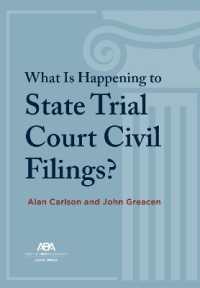 What Is Happening to State Trial Court Civil Filings? : The Unsolved Riddles