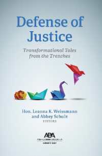 Defense of Justice : Transformational Tales from the Trenches
