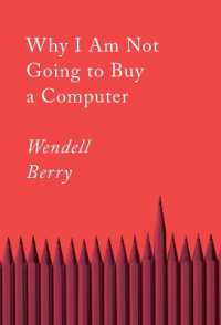 Why I Am Not Going to Buy a Computer : Essays
