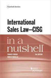 International Sales Law - CISG - in a Nutshell (Nutshell Series)