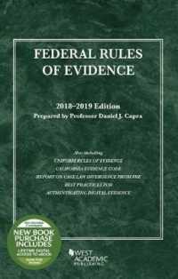 Federal Rules of Evidence, with Faigman Evidence Map, 2018-2019 Edition (Selected Statutes)