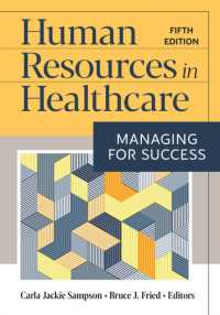 Human Resources in Healthcare : Managing for Success （5TH）