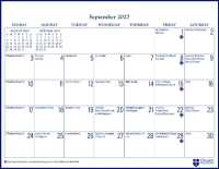 2027 Parish Wall Calendar : September 2026 to December 2027