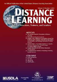 Distance Learning Vol 15 Issue 3 (Distance Learning Journal)