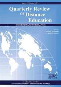 Quarterly Review of Distance Education Vol 19 Issue 4 (Quarterly Review of Distance Education Journal)