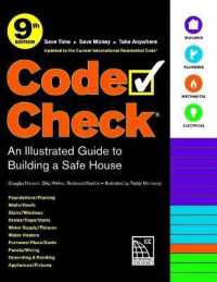 Code Check 9th Edition : An Illustrated Guide to Building a Safe House （Spiral）