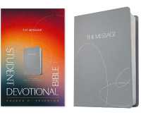 Message Student Devotional Bible Stone Gray, the