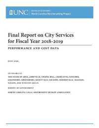 Final Report on City Services for Fiscal Year 2018-2019 : Performance and Cost Data