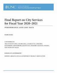 Final Report on City Services for Fiscal Year 2020-2021 : Performance and Cost Data
