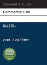 Commercial Law, Selected Statutes, 2019-2020 (Selected Statutes)