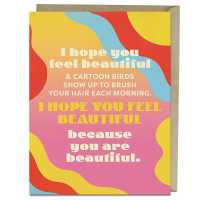 Feel Beautiful Card (Em & Friends Greeting Cards)