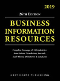 Business Information Resources， 2019