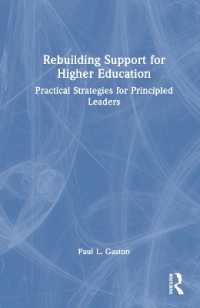 Rebuilding Support for Higher Education : Practical Strategies for Principled Leaders