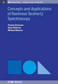 Concepts and Applications of Nonlinear Terahertz Spectroscopy (Iop Concise Physics)