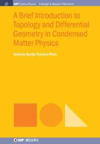 A Brief Introduction to Topology and Differential Geometry in Condensed Matter Physics (Iop Concise Physics)