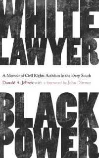 White Lawyer, Black Power : A Memoir of Civil Rights Activism in the Deep South