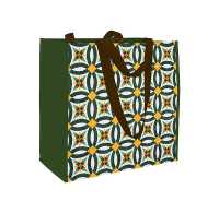 Elm Creek Quilts Christmas Eco Tote : Reusable Grocery and Shopping Bag, Lightweight Folding Gift Tote Bag