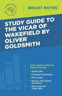 Study Guide to the Vicar of Wakefield by Oliver Goldsmith (Bright Notes) -- Paperback / softback （3rd ed.）