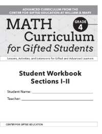Math Curriculum for Gifted Students : Lessons, Activities, and Extensions for Gifted and Advanced Learners, Student Workbooks, Sections I-II (Set of 5): Grade 4