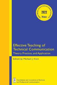 Effective Teaching of Technical Communication : Theory, Practice, and Application