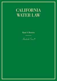 California Water Law (Hornbook Series)