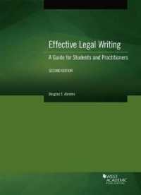 Effective Legal Writing : A Guide for Students and Practitioners (Coursebook) （2ND）