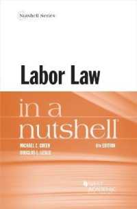 労働法（第６版）<br>Labor Law in a Nutshell (Nutshell Series) （6TH）