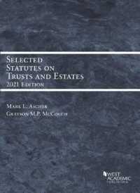 Selected Statutes on Trusts and Estates, 2021 (Selected Statutes)