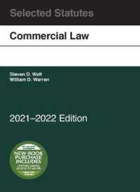 Commercial Law, Selected Statutes, 2021-2022 (Selected Statutes)