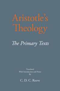 Aristotle's Theology : The Primary Texts (The New Hackett Aristotle)