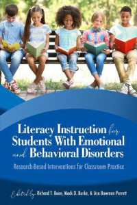 Literacy Instruction for Students with Emotional and Behavioral Disorders : Research-Based Interventions for Classroom Practice