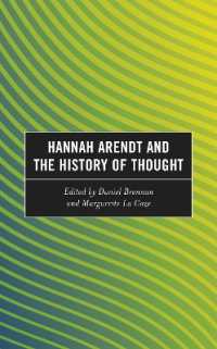 Hannah Arendt and the History of Thought (Continental Philosophy and the History of Thought)