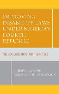 Improving Disability Laws under Nigeria's Fourth Republic : Ten Measured Steps into the Future