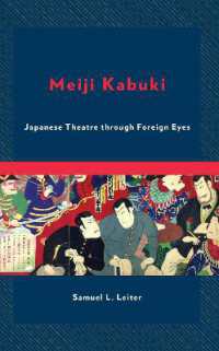 Meiji Kabuki : Japanese Theatre through Foreign Eyes