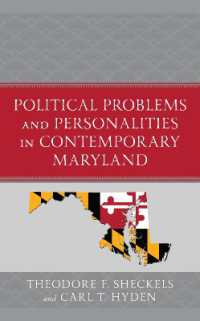 Political Problems and Personalities in Contemporary Maryland (Lexington Studies in Political Communication)
