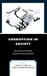 Corruption in Society : Multidisciplinary Conceptualizations