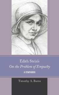 Edith Stein's on the Problem of Empathy : A Companion (Edith Stein Studies)
