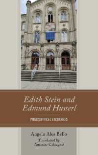 Edith Stein and Edmund Husserl : Philosophical Exchanges (Edith Stein Studies)