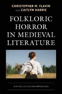 Folkloric Horror in Medieval Literature: New Discussions and Approaches (Studies in Medieval Literature")