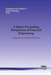 A Signal Processing Perspective of Financial Engineering (Foundations and Trends® in Signal Processing)